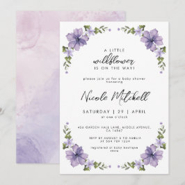 Convite Chá De Bebê A Pequena Florzinha Está A Caminho