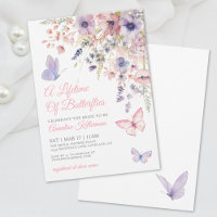 Chá de Bebê Borboleta Flor Silvestre