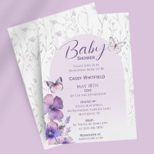 Chá de Bebê Borboleta Menina Moderno Boho