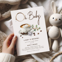 Chá de Bebê Botânico Está Sendo Preparado' Chá de 