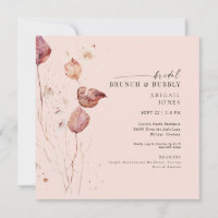 Chá de Bebê & Brunch Nupcial com Batom Quadrado e