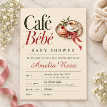 Chá de Bebê Café Bébé Vintage Patisserie