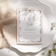 Chá de Bebê Café Bege Vintage Bebe