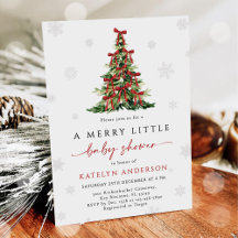 Chá de Bebê da Árvore de Natal Alegrezinha