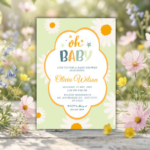 Convite Chá de Bebê da Bebê Daisy