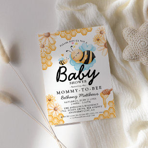 Convite Chá de Bebê da Mamãe Abelha Bumble Bee
