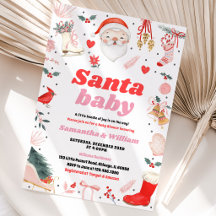 Chá de Bebê da Menina Santa Bebê