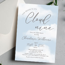 Convite Chá de Bebê da Modern Cloud 9