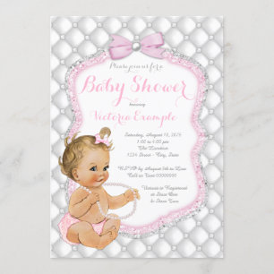 Convite Chá de Bebê da Pearl Bow