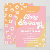 Chá de Bebê Daisy Vibes Boho Hippy Chá de Bebê