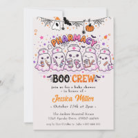 Chá de Bebê de Farmácia Boo Crew Fantasma Fofo de