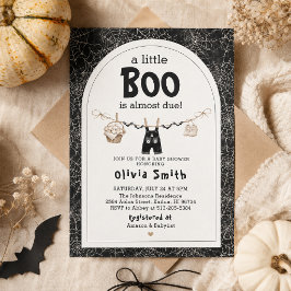 Convite Chá de bebê de Halloween