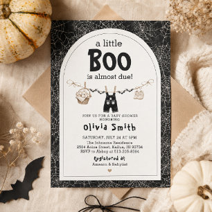 Convite Chá de bebê de Halloween