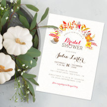 Chá de Bebê de Noiva com Folhagem de Flor Silvestr
