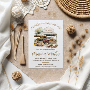 Convite Chá de Bebê de Produtos Locais no Mercado do Agric