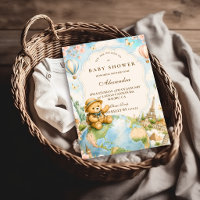 Chá de Bebê de Viagem do Urso Teddy Caprichoso