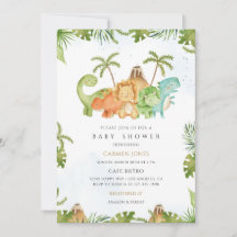 Chá de Bebê Dinossauro Design de Dino
