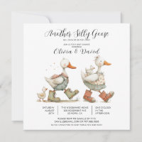 Chá de Bebê do 2º Bebê Silly Goose