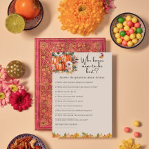 Chá de Bebê do Outono da Abóbora Quem Sabe a Mamãe