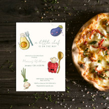 Chá de Bebê do Pequeno Chef Adorável e Caprichoso 