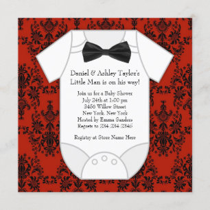 Convite Chá de Bebê do Pequeno Homem