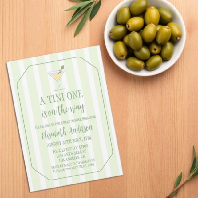 Convite Chá de Bebê do Tini One (Criador carregado)