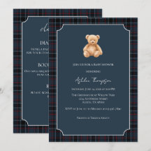 Chá de Bebê do Ursinho Teddy Clássico Elegante