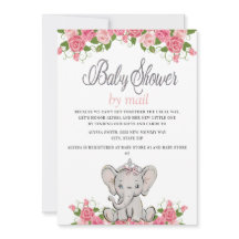 Chá de Bebê Elefante Bebê por Correio