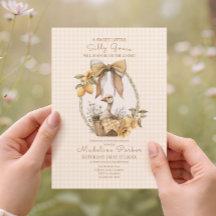 Chá de Bebê em Aquarela de Limão Silly Goose