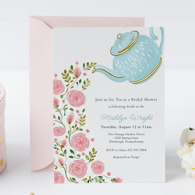 Convite Chá de Bebê Festa do Chá  (Criador carregado)