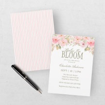 Chá de Bebê Flor de Bebê Rosa