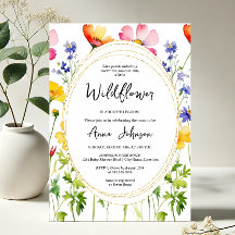 Chá de Bebê Flor Silvestre em Flor