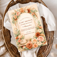 Chá de Bebê Floral Boho Western