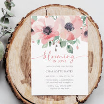 Chá de Bebê Florescendo de Amor Chá de Bebê Rosa