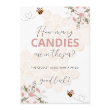 Chá de Bebê Jogo de Adivinhação Sweet Little Honey