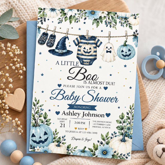 Convite Chá de Bebê Little Boo (Criador carregado)