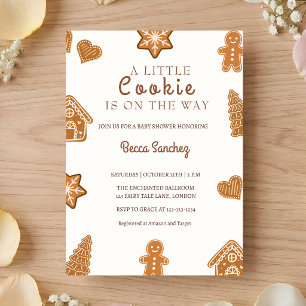 Convite Chá de Bebê Little Cookie Gingerbread