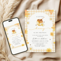 Chá de Bebê Little Honey Gingham