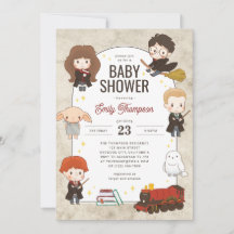 Chá de Bebê Mágico Personagens de Harry Potter