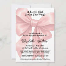 Chá de Bebê Menina Arco Rosa Elegante