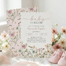Chá de Bebê Menina Baby in Bloom