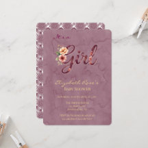 Chá de Bebê Menina Floral