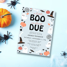 Chá de Bebê Menino O Pequeno Halloween Está Quase