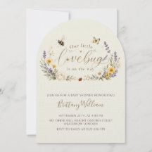 Chá de Bebê Minimalista de Flores Silvestres e Ins