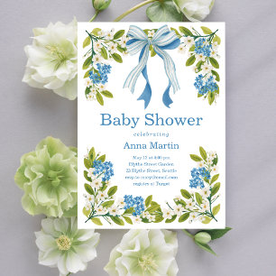 Convite Chá de Bebê Nantucket Florals