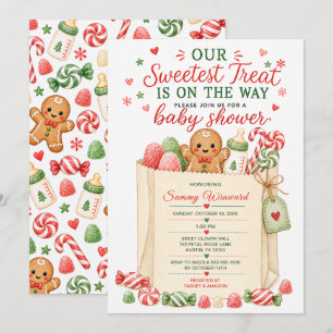 Convite Chá de Bebê Natal Doce Tratamento