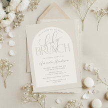 Chá de Bebê Neutro e Cremoso para Brunch