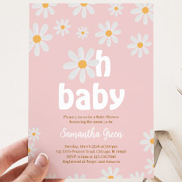 Convite Chá de Bebê Oh Baby Daisy