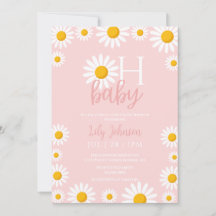 Chá de Bebê Oh Baby Daisy Pink