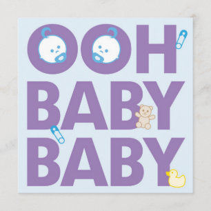 Convite Chá de Bebê para Gêmeos Meninos